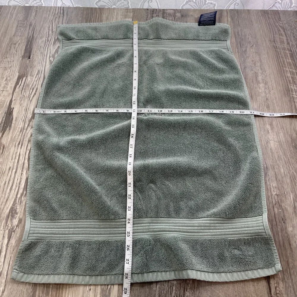 Ralph Lauren Hand Towel Stone Blue 100% Cotton 21